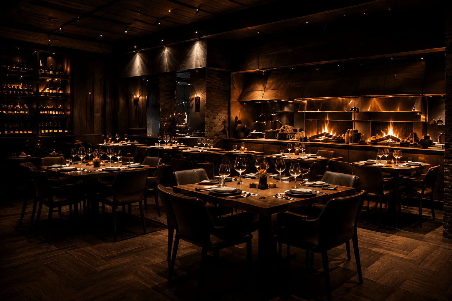 The Ember House dining room